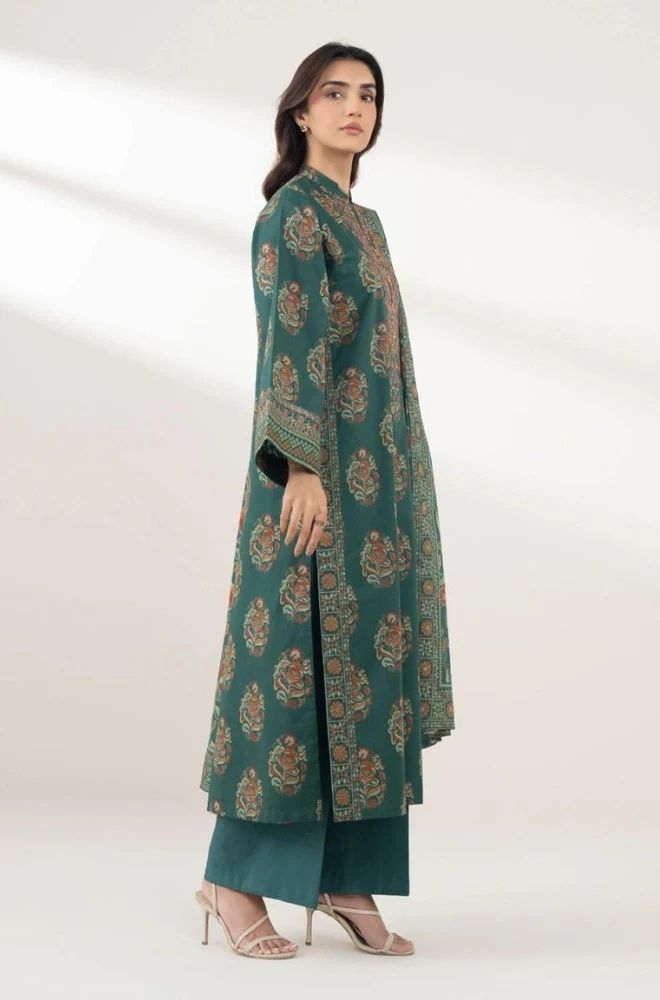 3 Piece Lawn Digital Printed Suit - SKU:(LDS077)