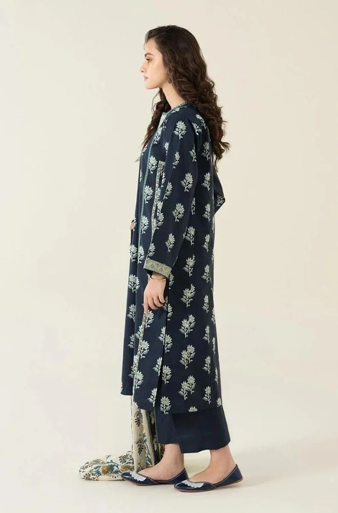 3 Piece Lawn Digital Printed Suit - SKU:(LDS073)