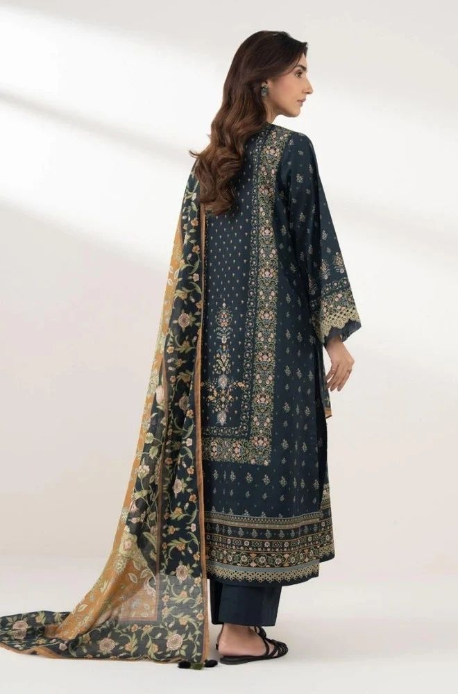 3 Piece Lawn Digital Printed Suit - SKU:(LDS074)