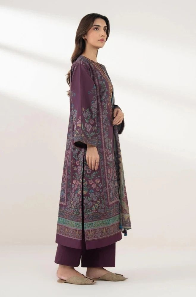 3 Piece Lawn Digital Printed Suit - SKU:(LDS069)