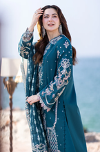 Load image into Gallery viewer, Qalamkar - Summer 3PC Lawn ChickenKari Embroidered Suit - LDS070