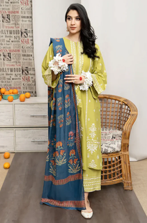 Urge - 3PC Lawn Embroidered Suit -LDS006