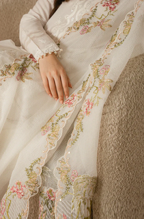 Cross Stitch- Summer 3PC Lawn Embroidered Suit - LDS034