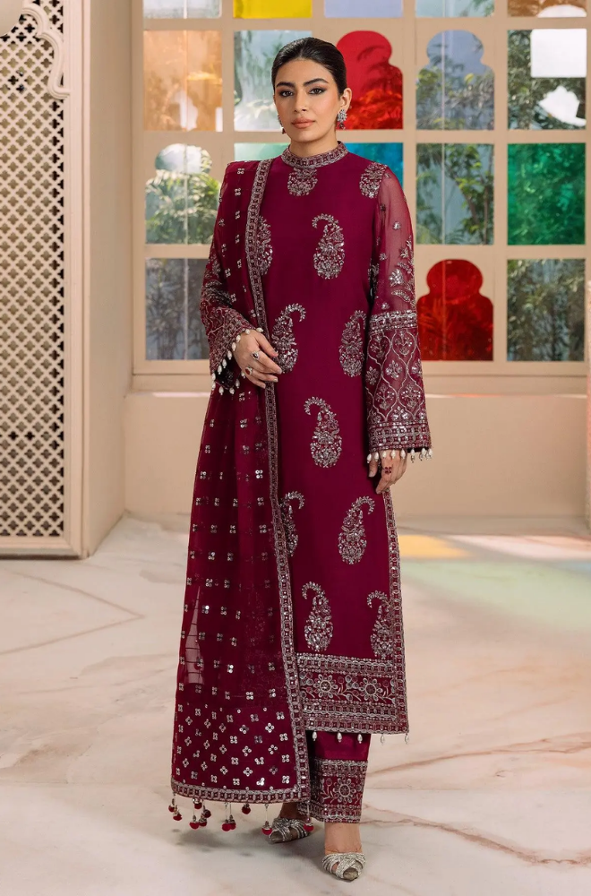 ALIZEH - Summer 3PC Lawn Embroidered Suit - LDS057