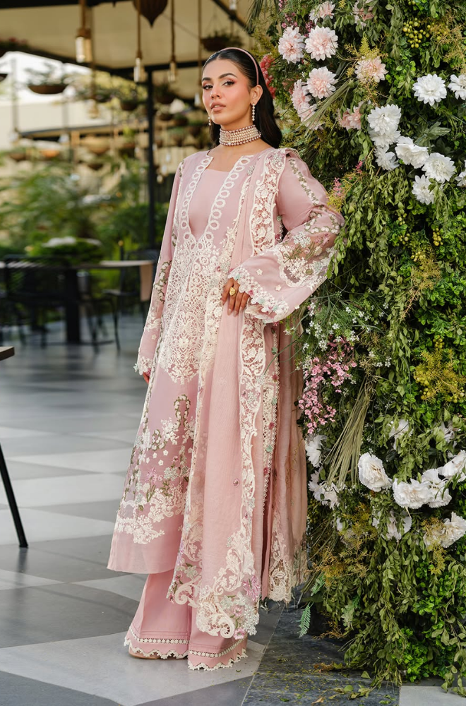 ELAF - Summer 3PC Lawn Embroidered Suit - LDS040