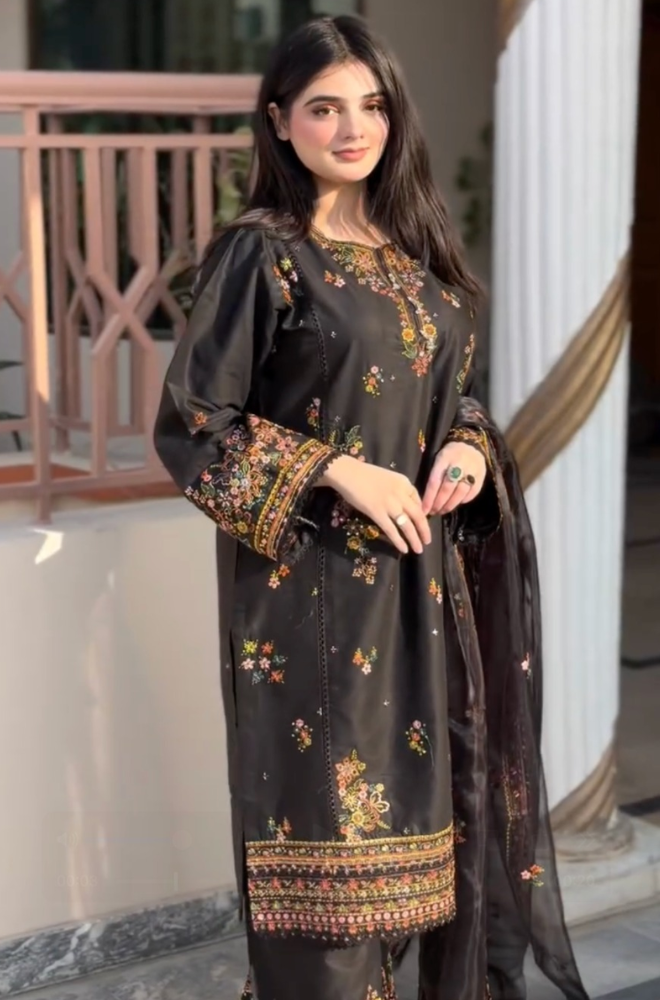 Bluefery - Summer 3PC Lawn Embroidered Suit - LDS109