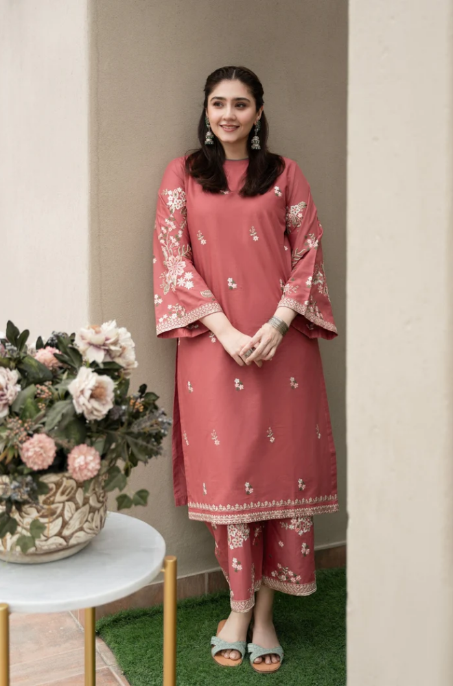 Urge - Summer 2PC Lawn Embroidered Suit - LDS083