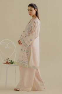 COCO BY ZARA SHAHJAHAN - Summer 3PC Lawn ChickenKari Embroidered Suit - LDS033