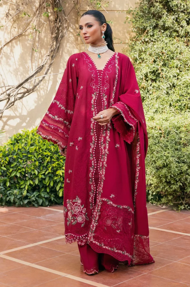 ELAF - Summer 3PC Lawn Embroidered Suit - LDS036