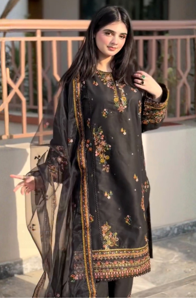 Bluefery - Summer 3PC Lawn Embroidered Suit - LDS109