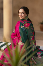 Load image into Gallery viewer, QalamKar - Summer 3PC Chikenkari Lawn Embroidered Suit - LDS091
