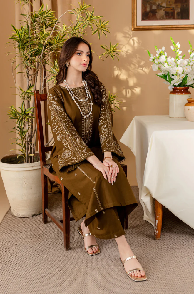 Boraque - Summer 2PC Lawn Embroidered Suit - LDS100