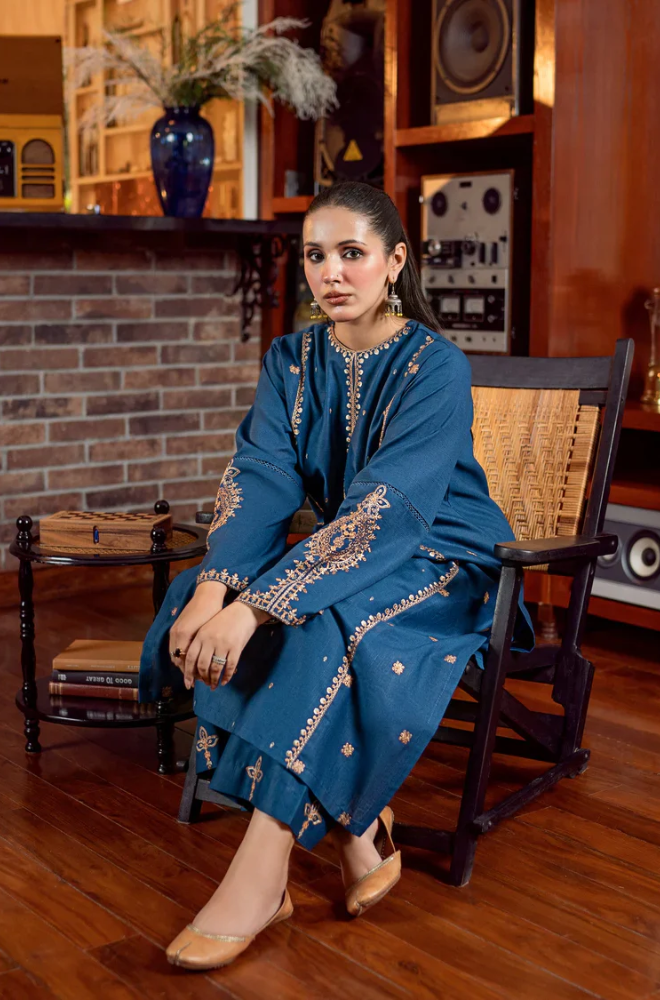 Urge - Summer 2PC Lawn Embroidered Suit - LDS064