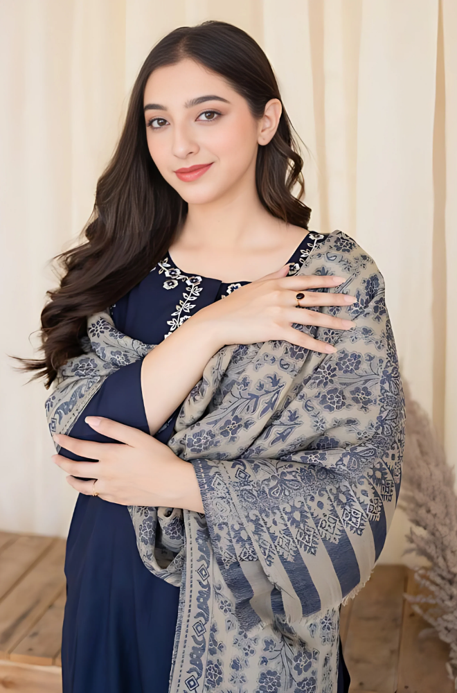 Asling - 3PC Lawn Embroidered Suit - LDS121