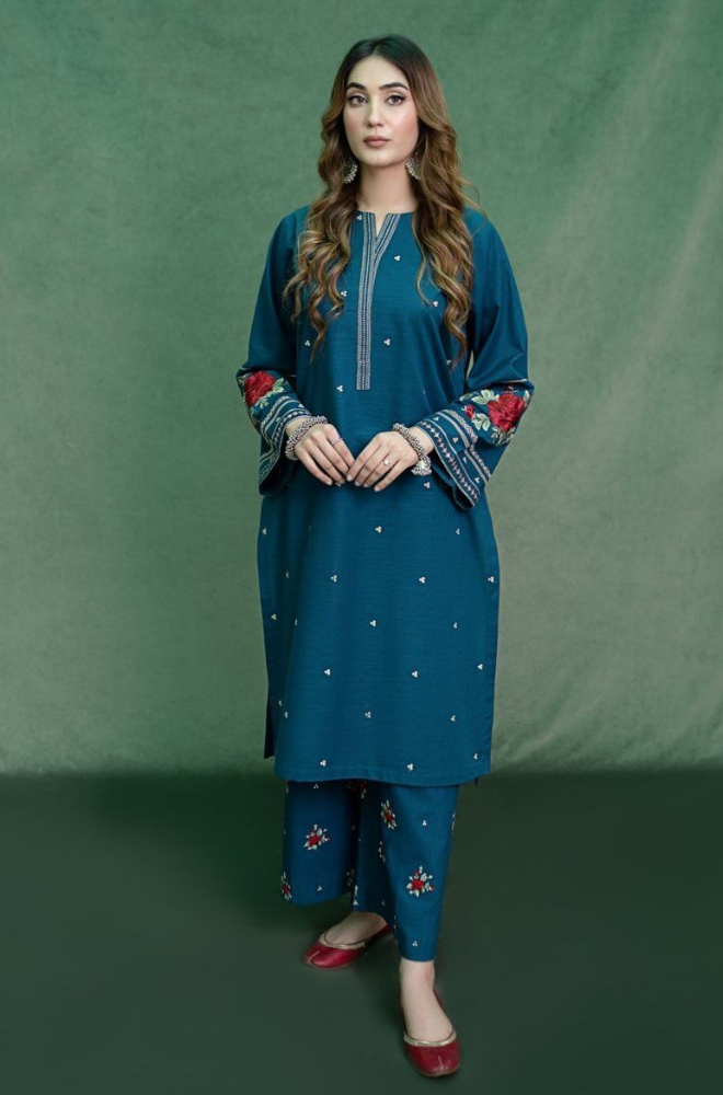 Rangoon - Summer 2PC Lawn Embroidered Suit - LDS062