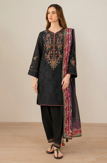 Jazmin - Summer 3PC Lawn Embroidered Suit - LDS080