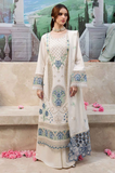 QalamKar - 3PC Lawn ChickenKari Embroidered Suit - LDS012
