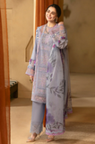 Saira Rizwan - Summer 3PC Lawn Chickenkari Embroidered Suit- LDS094
