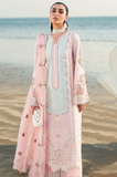 Qalamkar - Summer 3PC Lawn Chikankri Embroidered Suit - LDS130