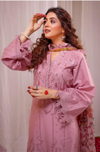 Load image into Gallery viewer, Coco By Zara Shahjahan - Summer 3PC Lawn Embroidered Dress - LDS082