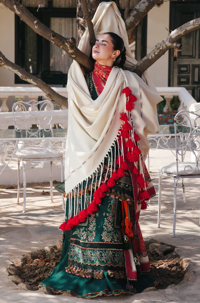 Hussain Rehar - Summer 3PC Lawn Embroidered Suit - LDS038