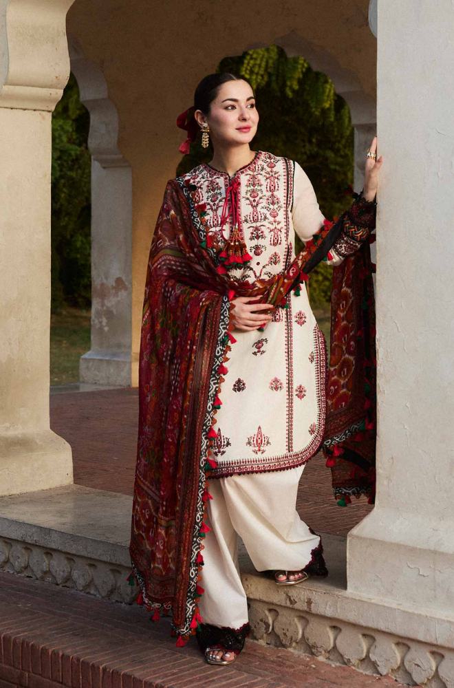 Summer 3PC Lawn Embroidered Suit - LDS152