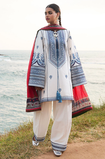 Summer 3PC Lawn Embroidered Suit - LDS153