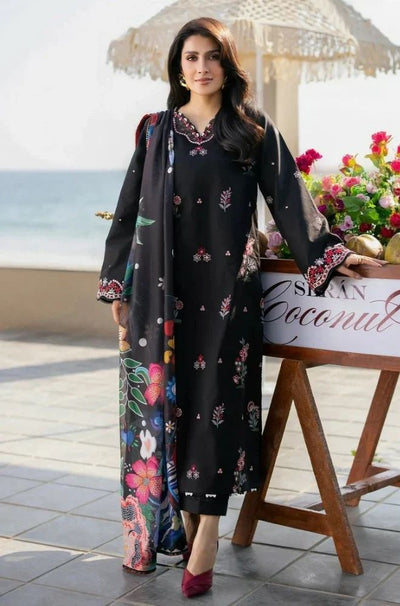 3 Piece Embroidered Lawn Suit - SKU:(LDS039)