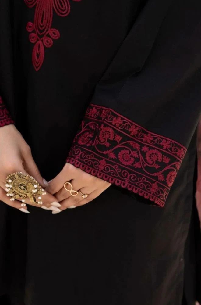 3 Piece Embroidered Lawn Suit - SKU:(LDS087)