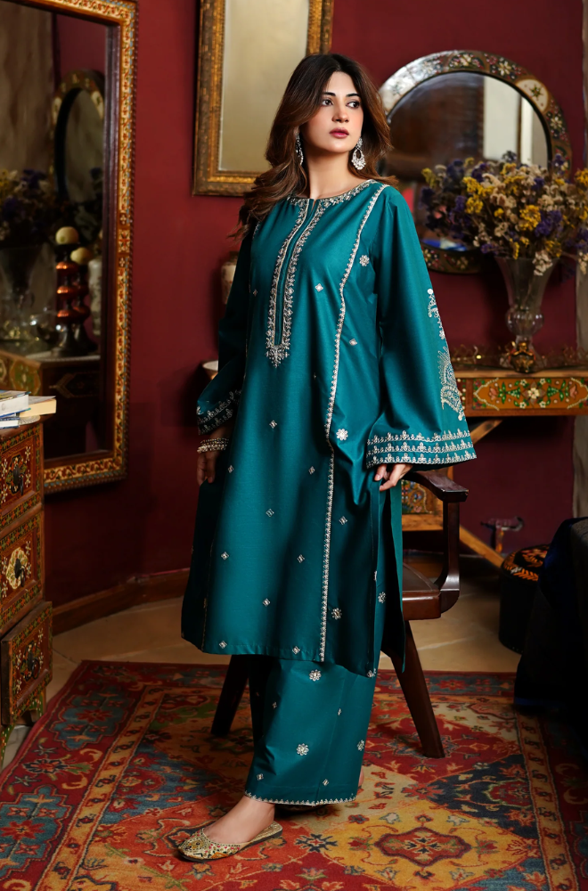 Urge - Summer 2PC Lawn Embroidered Suit - LDS014