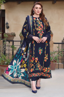ANEELAS- Summer 3PC Lawn Embroidered Suit - LDS035
