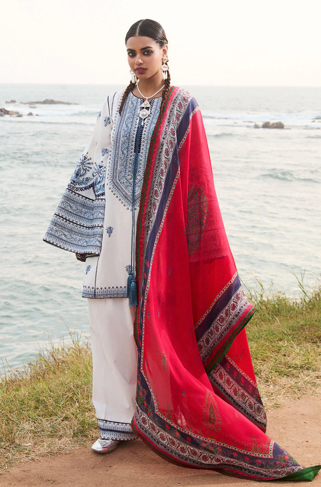 Summer 3PC Lawn Embroidered Suit - LDS153