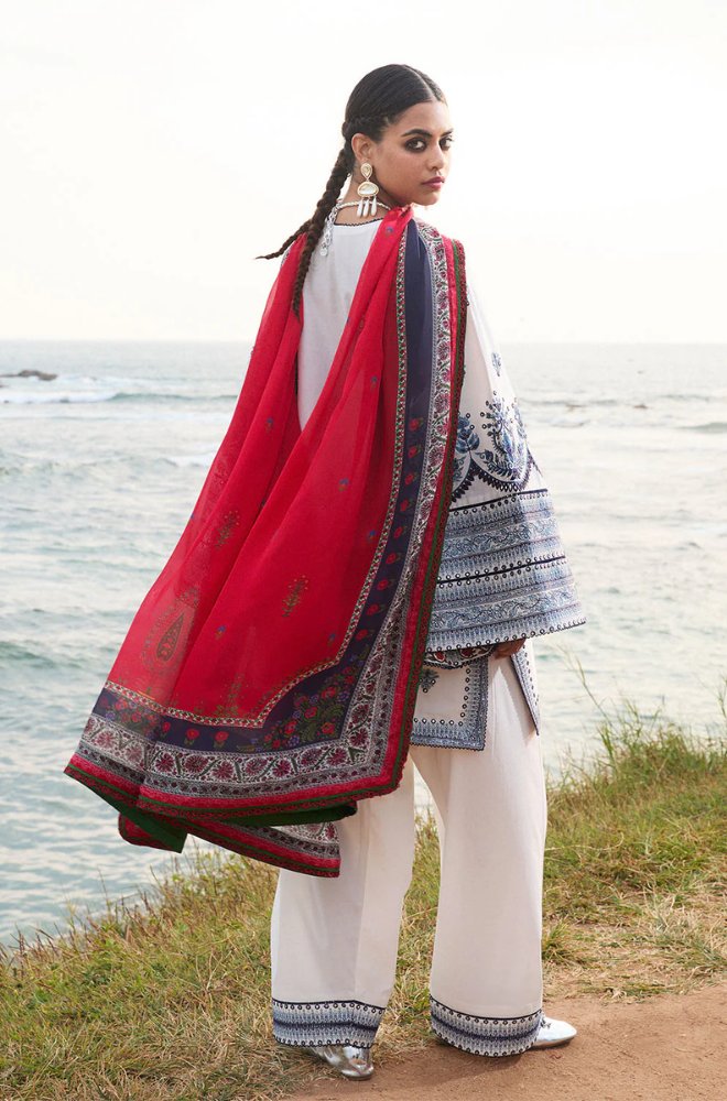 Summer 3PC Lawn Embroidered Suit - LDS153