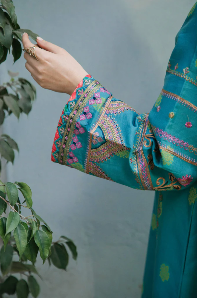 Zara Shahjahan - 3PC Lawn Embroidered Suit - LDS017