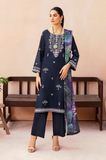 AFSANAH - 3PC Lawn Embroidered Suit - LDS134
