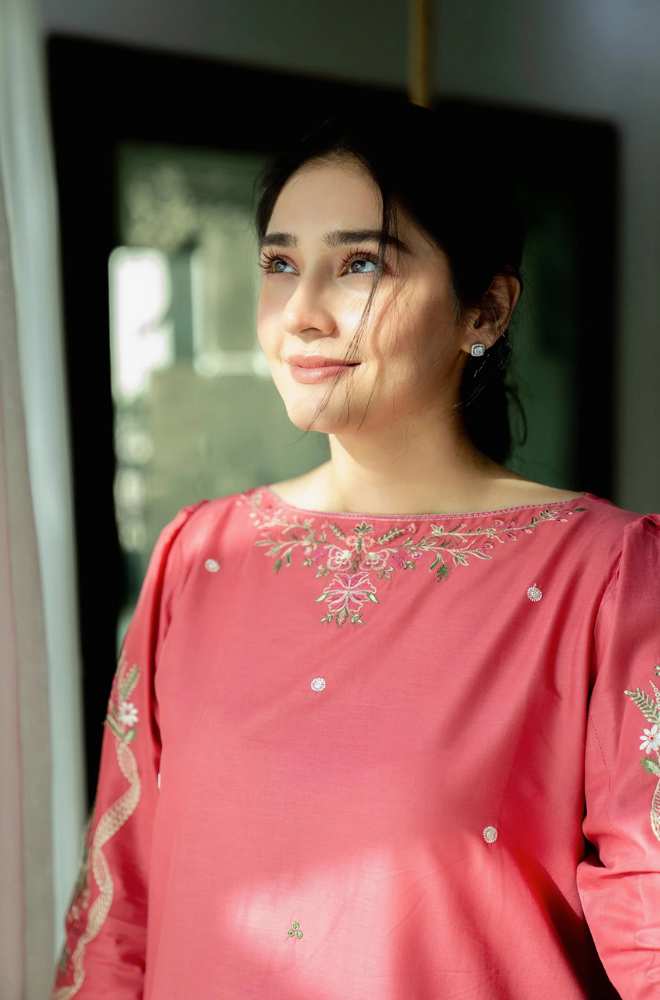 Urge - Summer 2PC Lawn Embroidered Suit - LDS081