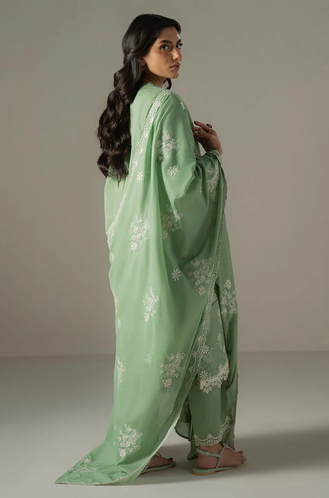 Summer 3PC Lawn Embroidered Suit - LDS154