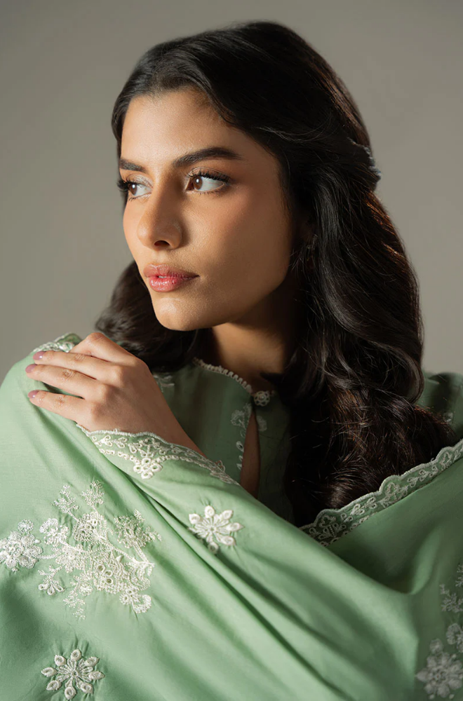 Summer 3PC Lawn Embroidered Suit - LDS154