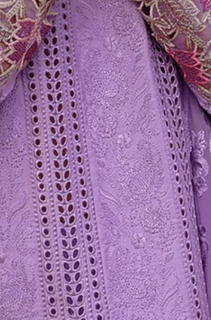 Summer 3PC Chickankari Lawn Embroidered Suit - LDS145