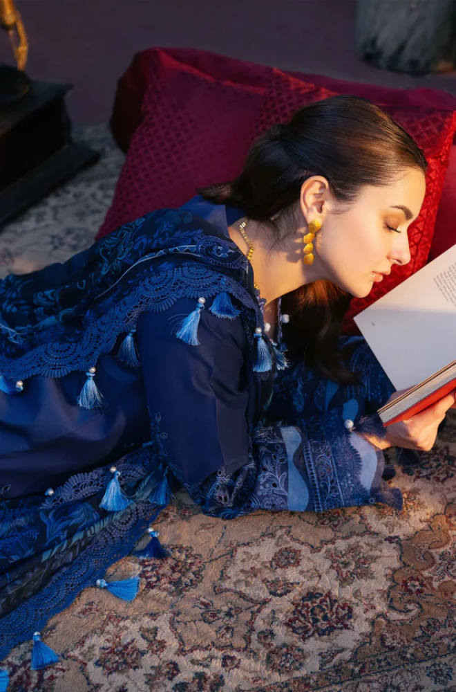 JADE - Summer 3PC Lawn ChickenKari Embroidered Suit - LDS045