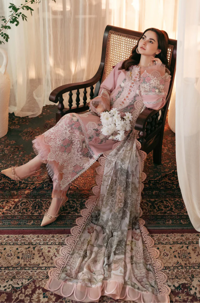 Jade - 3PC Lawn ChickenKari Embroidered Suit - LDS023