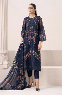 Maria B - Summer 3PC Lawn ChickenKari Embroidered Suit - LDS051