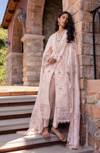 Load image into Gallery viewer, QalamKar - Summer 3PC Lawn Embroidered Suit - LDS058