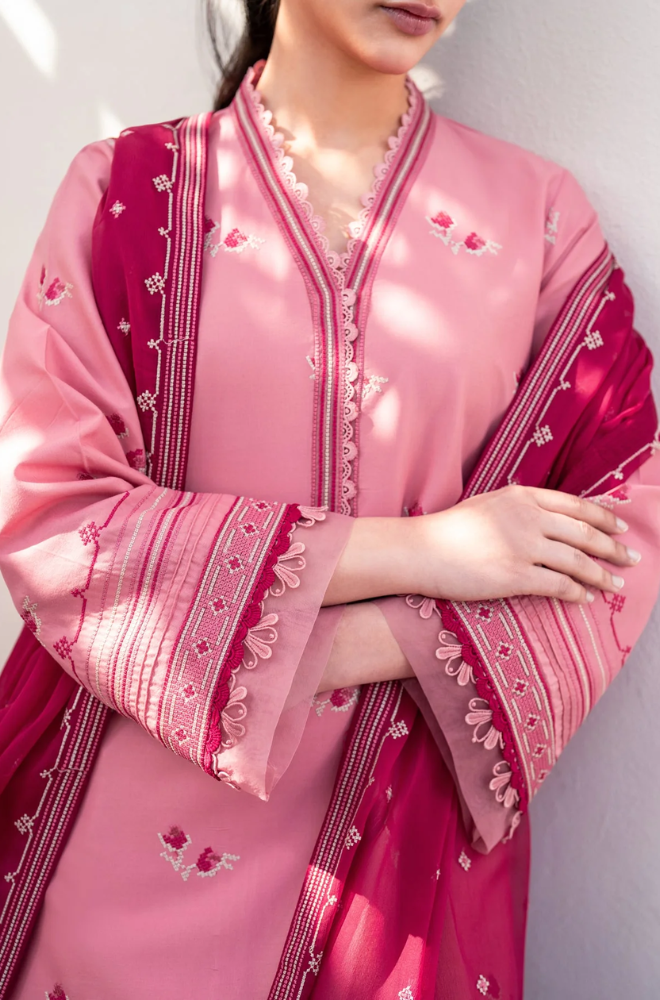 XENIA - Summer 3PC Lawn Embroidered Suit - LDS107