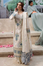 Load image into Gallery viewer, QalamKar - 3PC Lawn ChickenKari Embroidered Suit - LDS012