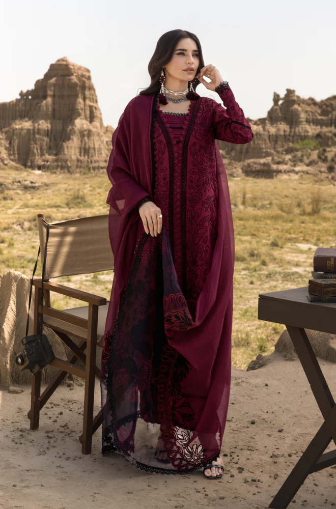 RANG RASIYA - Summer 3PC Lawn ChickenKari Embroidered Suit - LDS041