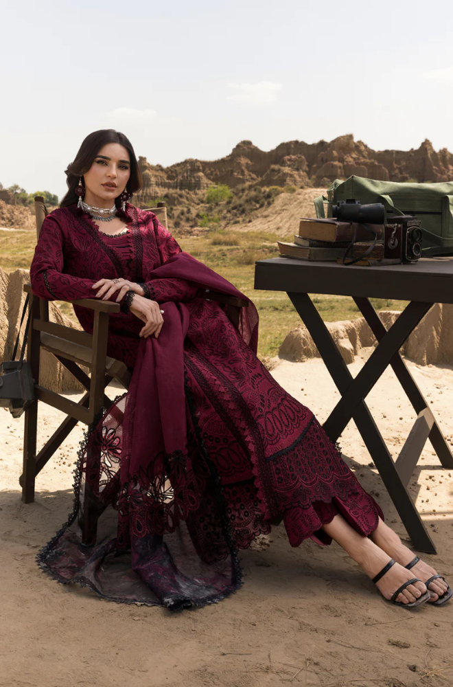 RANG RASIYA - Summer 3PC Lawn ChickenKari Embroidered Suit - LDS041