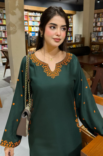 Dyot- 2PC Lawn Embroidered Suit - LDS024