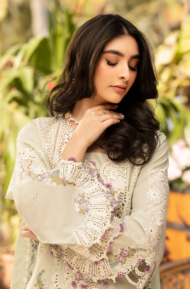 ELAF - Summer 3PC Lawn ChickenKari Embroidered Suit - LDS042