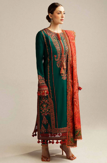 Hussain Rehar - Summer 3PC Lawn Embroidered Suit - LDS087